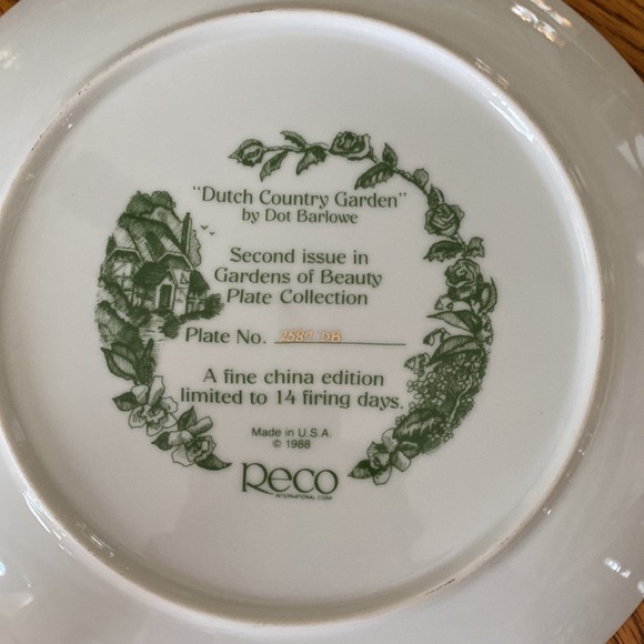 Reco International "Gardens of Beauty" collectible plates - Picture 8 of 13